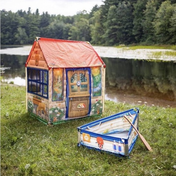 Melissa & Doug Let's Explore Park Ranger Cabin & Boat - Picture 1 of 9